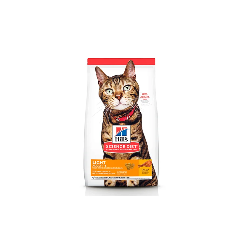 Ração Hill s Science Diet Gatos Adultos Light 3,17kg