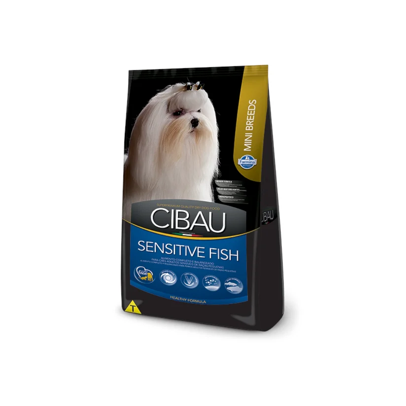 Ração Cibau Fish Cães Sensitive Mini 10,1kg